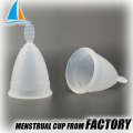 Hot sale feminine hygiene silicone menstruation cup